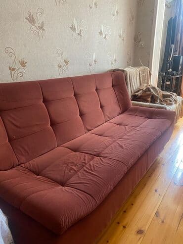 Divan və kreslo dəstləri: İşlənmiş, 2 kreslo, Bazalı, Açılan