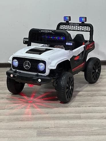 maşın uşaq: Yeni gələn jeep 518 4 motor 4 çəkən Led işıqlarla dolu bir model Rezin — 10
