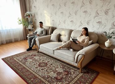 Klassik divan, 2 kreslo, Bazasız, Açılmayan