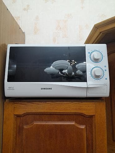 irşad telecom samsung: Mikrodalğalı soba Samsung, Ayrıca dayanan, Mikrodalğalar ilə, rəng - Ağ, İşlənmiş — 2