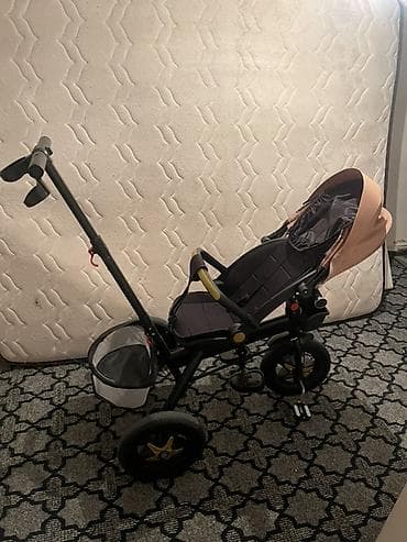 oyuncaq ekskavatorlar: Uşaq üçün 3 təkərli velosiped-araba (transformer) - 2-si arxada, 1-i — 2