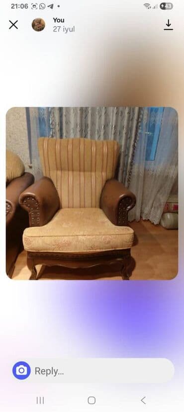 продать старую мебель в баку: Di̇van-kravat, İşlənmiş — 3