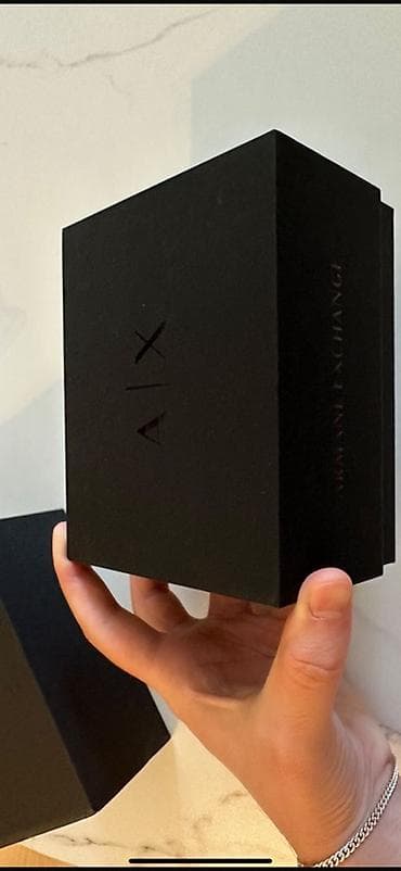 Saat dəstləri: Armani Exchange (A|X) kişi saatı və bilərzik seti – model AXT545SET — 4
