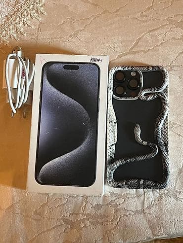 en ucuz ipad pro: IPhone 15 Pro, 256 GB, Black Titanium, Zəmanət, Simsiz şarj, Face ID — 4