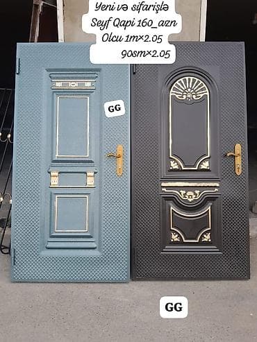 GuluxYeni və sifarişlə Seyf Qapi 160_azn Ag reng olarsa elave 15 azn