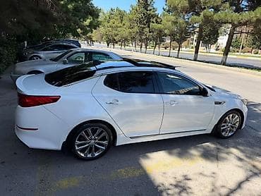 kia optima farasi: Kia Optima sedan – ağ rəng, Turbo versiya. Xarici görünüş: - Aqressiv — 5