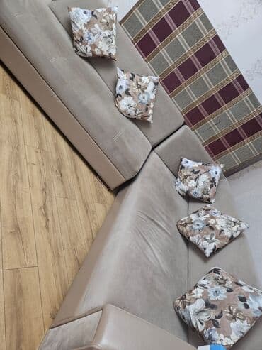 Pufiklər: Künc divan, Yeni, Açılan, Bazalı, Parça, Çatdırılma yoxdur — 1