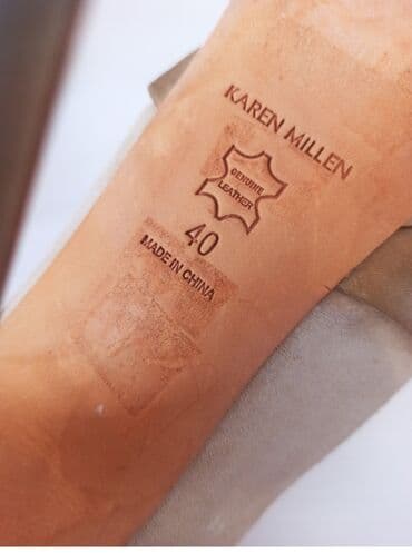 qəhvəyi kişi tuflisi: Karen Millen qadın tuflisi - Model: Açıq burunlu, bantlı/bağlamalı — 3