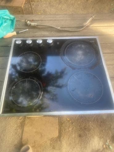 soba silver: Zanussi firmasına məxsus 4 gözlü şüşə-keramika elektrik plitəsi — 1