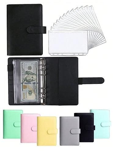 trafaret nədir: Büdcə planlayıcı dəftər – 6 halqalı binder və zərf sistemi - Məhsul — 2
