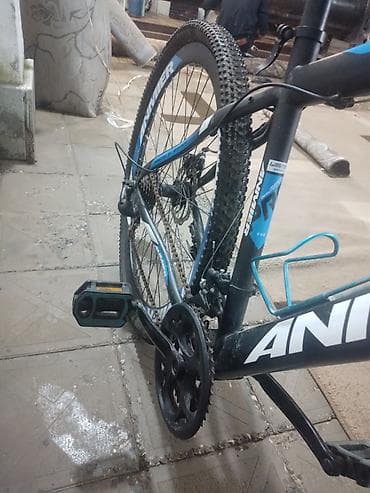 velosibet mtb: ANMIER dağ velosipedi - Korpus: yüngül alüminium gövdə, qara-mavi — 4