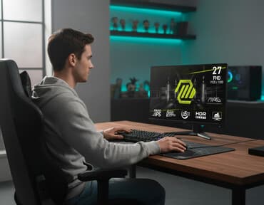 weier monitor: Salam MSI Monitor Tep Teze Qutunun içerisinde xaricden sifariş ile — 1