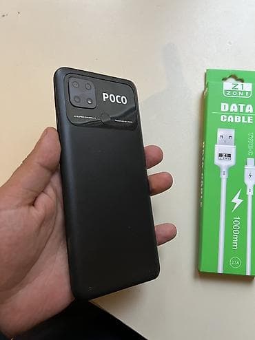 Техника и электроника: Poco C40, 64 ГБ, цвет - Черный — 6