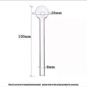 maz su masini: Şüşə laboratoriya borusu – şar başlı - Material: şəffaf şüşə - Üst — 1