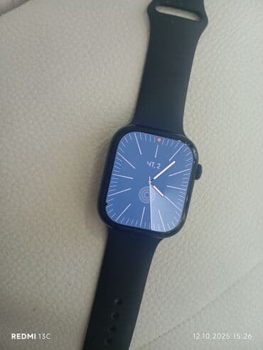 экран: Б/у, Смарт часы, Умные, Сенсорный экран, цвет - Черный — 2