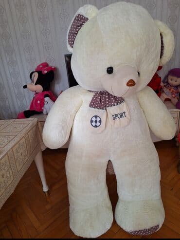 en ucuz uc: Böyük ölçülü plyuş ayı oyuncağı. Fikri ciddi olan ucun endirim — 2