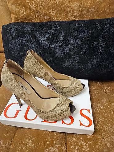 platforma: GUESS qadın ayaqqabısı – klassik peep-toe stilettolar - Brend: GUESS — 1