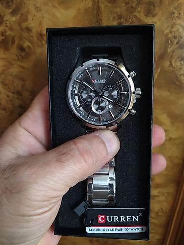 Смарт браслеты: Новый, Наручные часы, Curren, цвет - Серебристый — 5