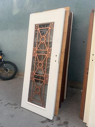 qapi seyf: Şüşəli dekorativ otaq qapıları - Material: MDF əsaslı qapı lövhəsi — 4