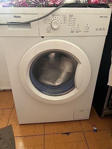 Məişət texnikası: Paltaryuyan maşın Haier, 6 kq, İşlənmiş, Avtomat, Qurutmasız — 1