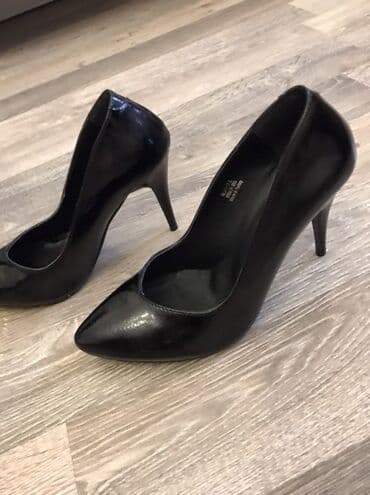 ботильоны высокий каблук: Brend: Polaris Model: Klassik qadın tuflisi - Rəng: qara, parlaq - — 2