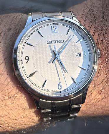 up saatlari: Orijinal Seiko kişi qol saatı – klassik və zərif dizayn - Brend — 6