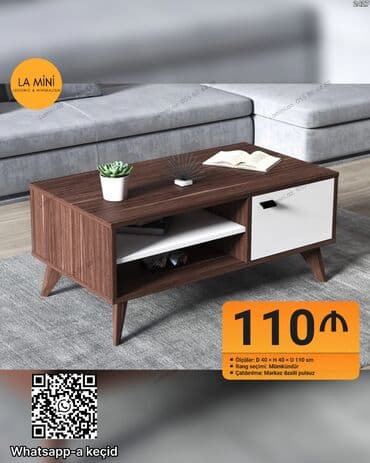 Düz masa, Açılmayan, Təkərsiz, Teksturalı laminat, Zəmanətsiz