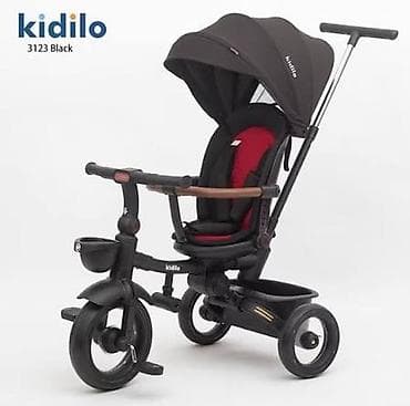 Kidilo 3123 uşaq üçtəkərli velosipedi – çoxfunksiyalı “3‑ü 1-də” — 3