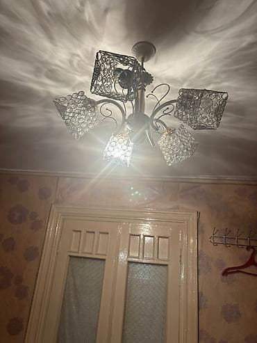 Şamdanlar: Çılçıraq, 3 lampa, Metal — 3