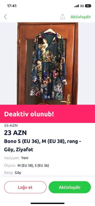 Şəxsi əşyalar: Brend don son 15 azn təptəzədir mox az geyilib Türkuyeden zakaz olunub — 2