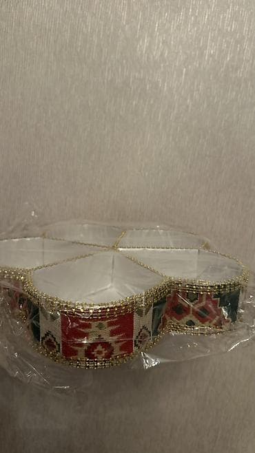 sufre modelleri: Dekorativ novruz xonçası (quru meyvə, şirniyyat, konfet və s. üçün) — 2