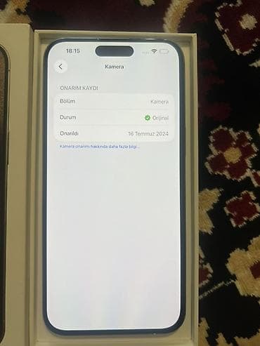 iphone 15 islenmis: IPhone 15 Pro Max, 256 GB, Gümüşü, Face ID — 2