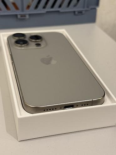 philips xenium 9@9h: IPhone 15 Pro, 256 GB, Natural Titanium, Face ID — 6
