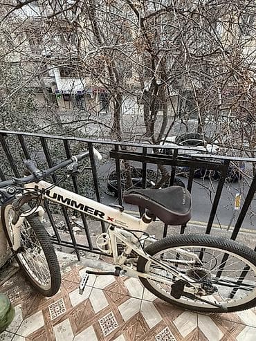 vlosiped: Hummer X seriyalı dağ velosipedi - Rəng: ağ, qara loqo yazıları ilə - — 2