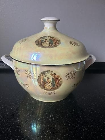 Sup qabları, 1 əd, rəng - Sarı, Farfor