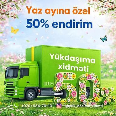 Yük daşima xi̇dməti̇ . Evlərinofislərin, anbarların sigortalı