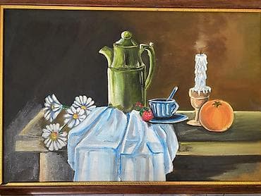 Yağlı boya tablo – Natura mort kompozisiya Təsvir: - Klassik natura — 1