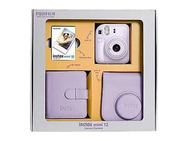 mini prosessor: Fujifilm Instax Mini 12 dəst – lavanda rəngi Dəst tərkibi: - Instax — 1