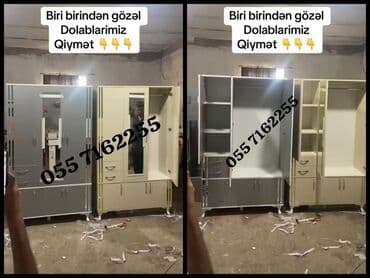 Açılan, 3 qapılı Düz dolab, Şifonyer