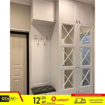 Dolablar: Yeni, Açılan, 2 qapılı Düz dolab, Dəhliz dolabı, Azərbaycan — 1