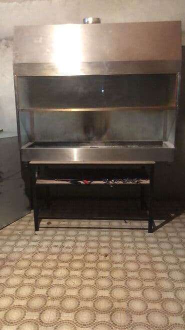 Kassa avadanlığı: Nerj manqal.180/90. Ustünde havalandirmasi matorlu + 5 mt boru hamsi — 2