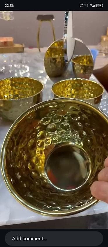 canavar şəkilləri: Kasalar, rəng - Qızılı, Metal — 3