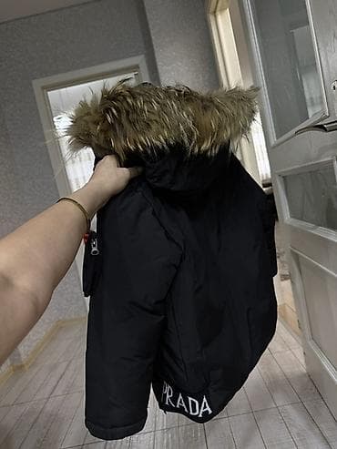 Верхняя одежда: Uşaq qış gödəkçəsi – qara rəng - İsti, qalın doldurmalı qış gödəkçəsi — 2