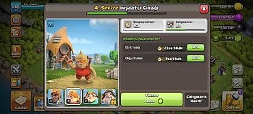 elektirik usta: Clash of Clans hesabı Əsas xüsusiyyətlər: - Şəhər Bələdiyyəsi (TH) — 4
