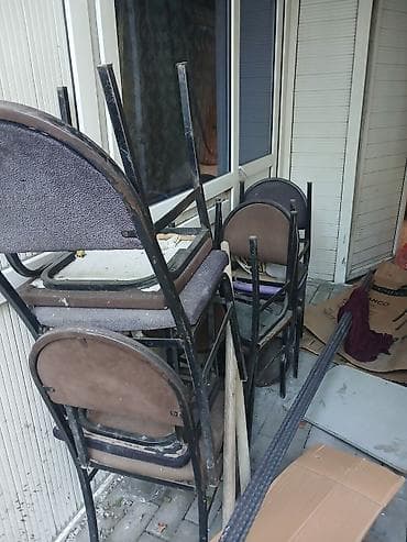 saatlar type 0: Metal karkaslı oturacaqlar dəsti - Növ: Sadə restoran/kafe tipli — 3