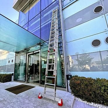 nərdivanlar: Alüminium 3-seksiyalı uzadıla bilən nərdivan - Material: yüngül və — 2