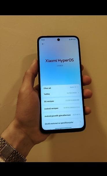 redmi note 12 islenmis: Redmi 12, 256 GB, rəng - Qara, Face ID, Barmaq izi, İki sim kartlı — 2