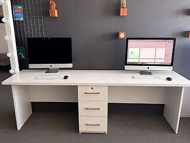 Ofis masaları: İşlənmiş, İşçi üçün, Dördbucaq masa — 1