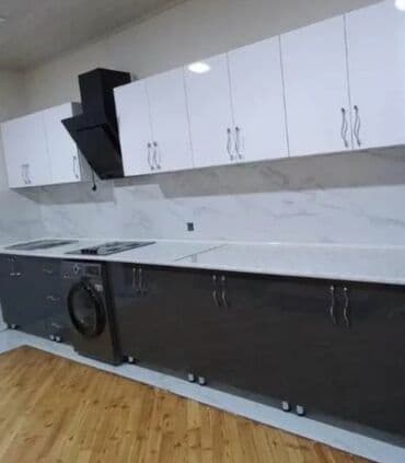 деревянный стол на кухню: Sifarişlə mətbəx dəsti, Özü çəkən petlələr, Parlaq laminat, Kredit yoxdur, Pulsuz çatdırılma — 2