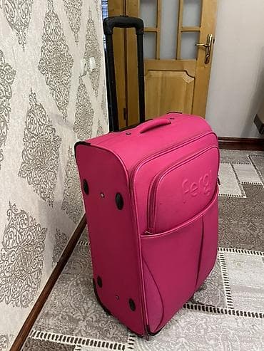 Digər idman və istirahət malları: Fergi səyahət çamadanı – parlaq çəhrayı rəng - Təkərli səyahət valizi — 4